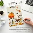 thumbnail image 5 of FMSHPON Bicycle Pumpkin Clipboard Hardboard Wood Nursing Clip Board and Pull for Standard A4 Letter 13x9 inches, 5 of 8