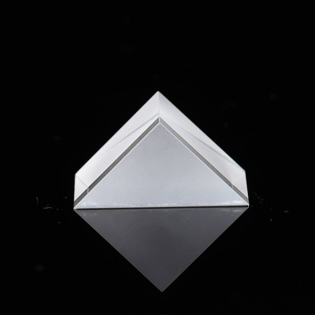 Senjay Prisme en Verre Optique, Prisme, Prisme Triangulaire K9, pour Décoration