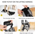 thumbnail image 4 of Dog Sling For Large Dogs Hind Leg Support To Help Rehabilitate The Hind Limbs Of Elderly Dogs With Weak Hind Legs Disabilities WHZ, 4 of 5