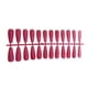 thumbnail image 4 of Uñas postizas Qarigey 24 piezas en Rosa roja, 4 of 6