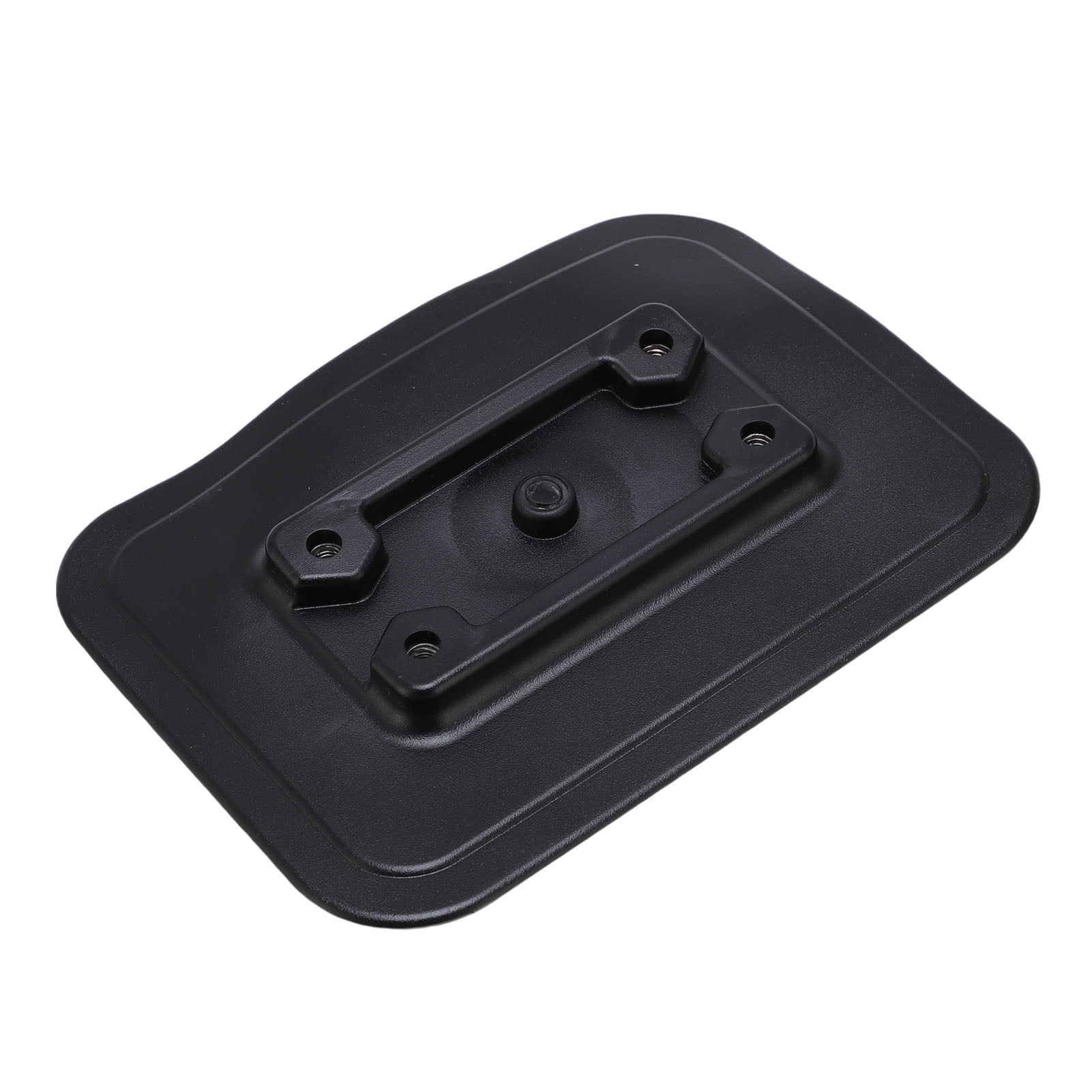 Flexible Rubber Inflatable Boat Rod Holder Mount Base Glues On Pad For Kayaking Fish Finders (7.09 in / 18 cm x 5.51 in / 14 cm)