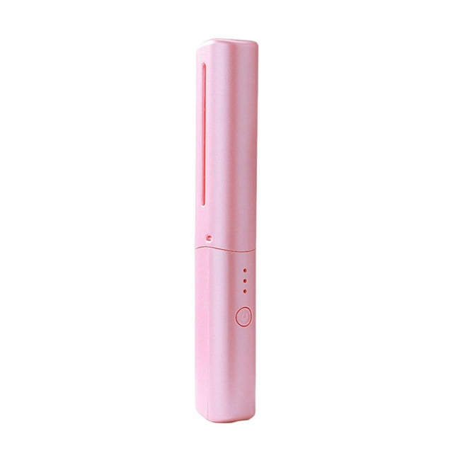 Wweixi Easy To 2 In 1 Anti-Scald Hair Straightener Fast Heating And Gentle On Hair Professional Results pink