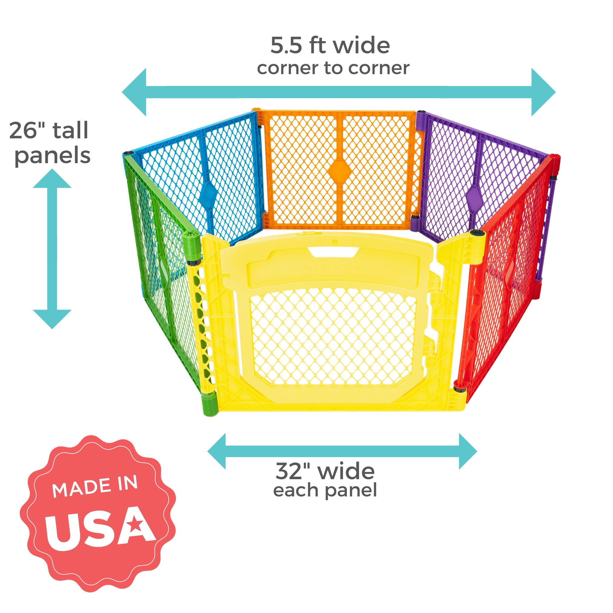 Toddleroo by North States Superyard Colorplay Ultimate
