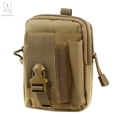 thumbnail image 4 of Gustave Men Waist Belt Bag EDC Pouch Organizer Small Tool Storage Purse Cell Phone Carrying Case for Men Outdoor Travel Hiking, Mud Color, 4 of 12
