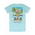 thumbnail image 2 of Simply Southern Beach Signs Washed Aqua T-Shirt, 2 of 5