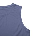 thumbnail image 3 of Tweang Sleeveless Tops tops for women trendy summer thick strap tank Summer Casual Beach Vests sleeveless shirts for women Long Tank Tops Tank Tops for Women Casual Blouses Flowy Tank Blue 2 L, 3 of 8