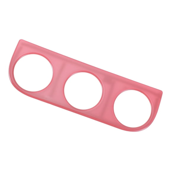 Unique Bargains 1 Pcs Console AC Switch Button Control Cover Trim for Jeep Wrangler JK 2011-2017 A/C Air Conditioning Panel Cover Trim ABS Pink