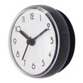 thumbnail image 4 of DOLITY Bathroom Shower Clock Decor Water Resistant for Pool Supplies Household Desk grey, 4 of 9