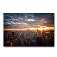 thumbnail image 1 of 1pc, New York City Sunset View Wall Poster, Modern Wall Canvas, Canvas Painting For Living Room Sofa Backdrop Bedside Decoration, Home Decor, 15.7*23.6in, Frameless, 1 of 4