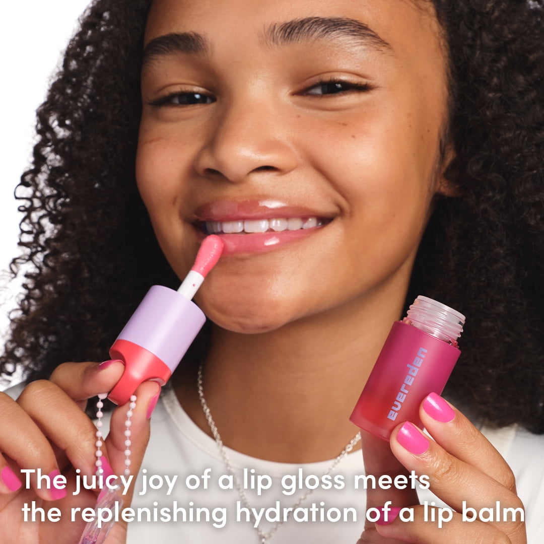 Evereden Kids Tinted Non Toxic Lip Gloss: Sheer Red