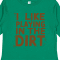 thumbnail image 4 of Inktastic I Like Playing in the Dirt Boys or Girls Long Sleeve Toddler T-Shirt, 4 of 5