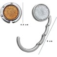 thumbnail image 2 of 3-pack foldable handbag hanger, foldable metal handbag hanger, 2 of 4