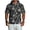 09#Black, variant on Men's Lightweight Short Sleeve Hoodie Realtree Camo Pattern Front Pocket Hiking Leisure Top