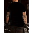 thumbnail image 2 of PARIS Monogram Solid Color Series Pattern Short Sleeve Crew Neck 3d Digital Print Quick Dry Sports Fitness Casual Everyday, 2 of 6