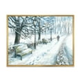 thumbnail image 3 of Designart Parc d'Hiver à Noël Cadre Flottant Traditionnel Art Mural, 3 of 4