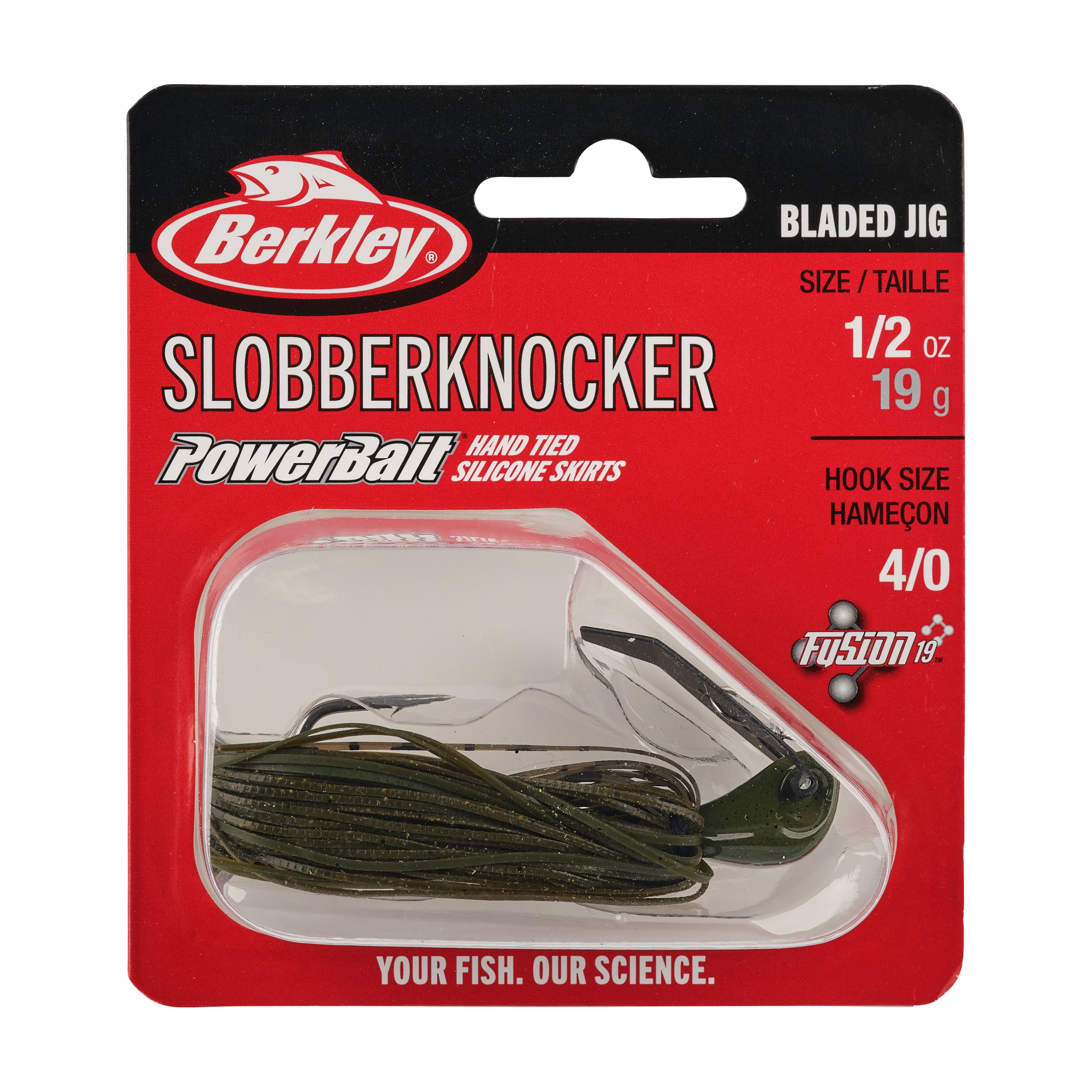 Berkley Slobberknocker Bladed Jig, 3/8 oz. White, Fishing Lure 
