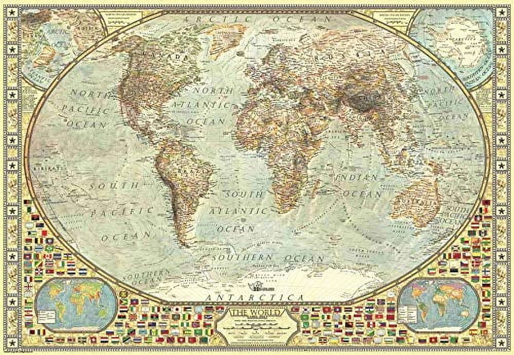 Puzzle 8000 pièces mappemonde historique - 18017