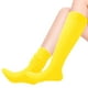 thumbnail image 5 of Calcetines para hombre y mujer, calcetines de invierno de color liso, cálidos, extra largos, ajustados, de punto, para mujer, 5 of 9