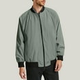 thumbnail image 4 of hotojiny Big and Tall Men's Light Jackets Loose Fit Vintage Windbreaker Coat Caual Stylish Workout Athletic Outwear with Pockets, 4 of 4