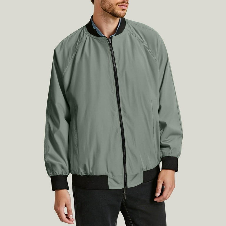 Men's Lightweight Jacket Insulated Spring Bomber Fall Jackets