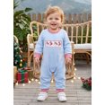 thumbnail image 5 of Cenuakty Baby Boy Christmas Romper Embroidery Long Sleeve Crew Neck Bodysuit, 5 of 9