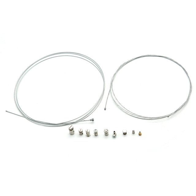 Amdohai Kit de Réparation de Câble de Moto Embrayage Intérieur Universel Accélérateur Frein Câble de Réparation Pack Autocycle Mamelons