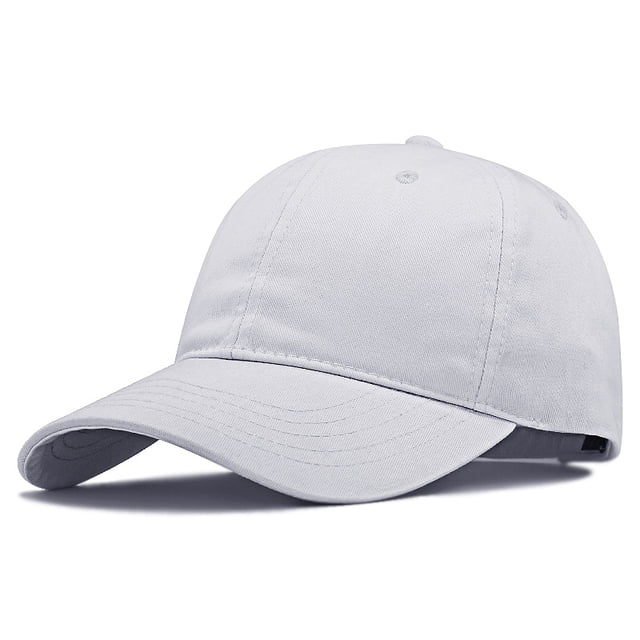 Gorras de béisbol de talla grande para hombre y mujer adulta, sombrero de Sol de algodón suave de buena calidad, gorra Snapback de talla grande 56-60cm 60-68cm Fivean unisex