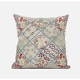 thumbnail image 6 of Fall Patch Snowflowers Suede Zippered Pillow W Insert in Dark Gray Blue 20 x 20, 6 of 6