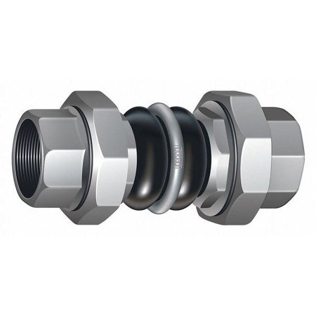 ZoroSelect Expansion Joint, Neoprene, 1/2 in. Pipe