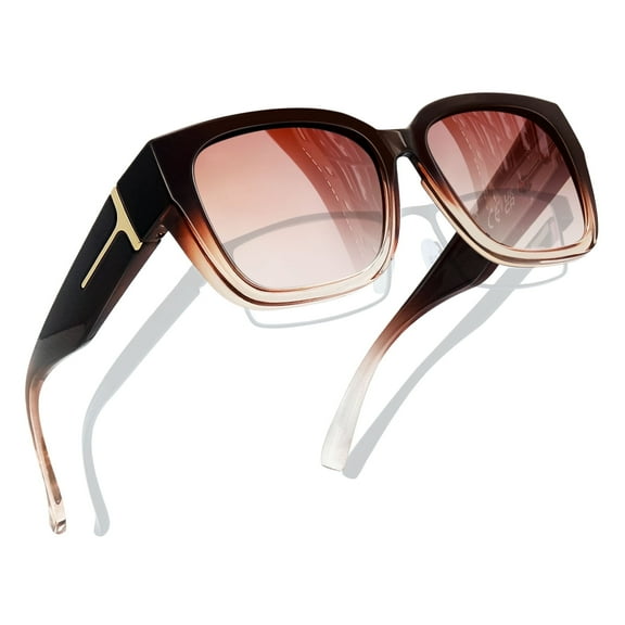 Joopin Large Wrap Around Polarized Sunglasses for Driving UV Protection Lens Large Shades