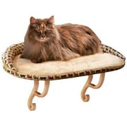 Angle View: K&H Kitty Sill Pet Cat Bed, White