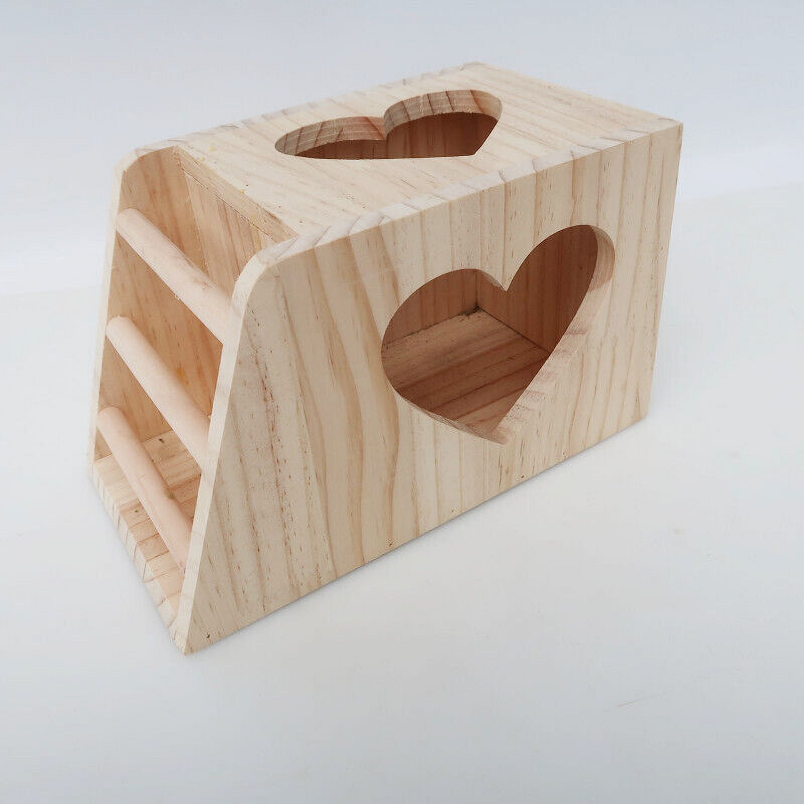 Wooden Cage Feeder Hay Rack For Rabbits Chinchillas Hay Feeder for Pets Home