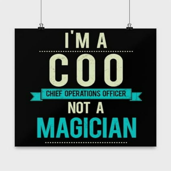 COO Poster - 13x13 - Wall Art for Home or Office Gift