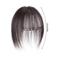 thumbnail image 3 of Hearth & Gear Rideau Lumineux Invisi avec Extensions de Cheveux Humains Naturel Noir pour Usage Quotidien Perruque Femme Bouclée Partie Moyenne Perruques pour Femmes Fermeture Perruque Foncée, 3 of 5