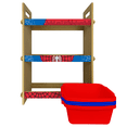 thumbnail image 4 of Juguetero Organizador Infantil 6 Espacios Coloridos Diseños, 4 of 8
