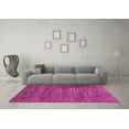 thumbnail image 3 of Ahgly Company Indoor Round Abstract Pink Modern Area Rugs, 5' Round, 3 of 4
