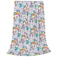 thumbnail image 2 of Balery Unicorn DoingYoga Manta de Felpa Suave y Acogedora – Cobija de Franela Aterciopelada para Cama, Lavable y Cálida para Sofá, Mascotas, Transpirable-60"x50", 2 of 7