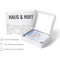 thumbnail image 4 of Haus and Hues Retro Posters Blue Sky Poster - Wall Prints for Bedroom Aesthetic Posters for Dorm Room for Girls Teen Girl Bedroom Decor Cloudy The End (Framed Black 24x36), 4 of 6