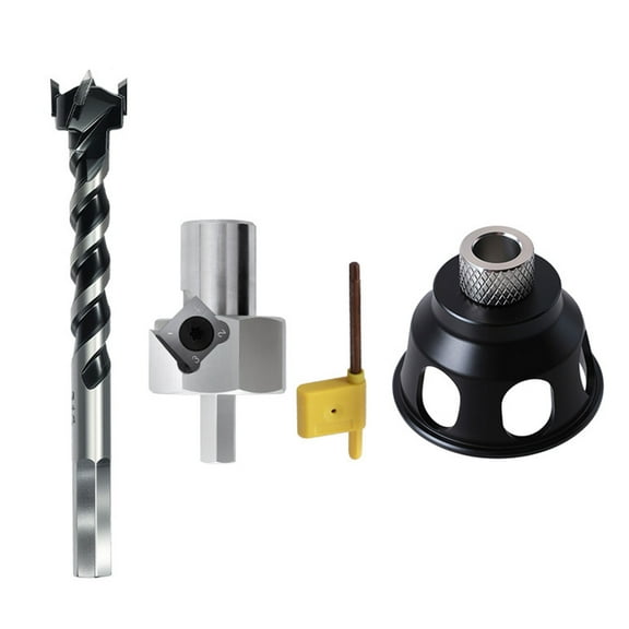 lanema Vertical Positioning Hole Puncher Pocket Hole Jig Carpentry Tool Mini Straight Angle Drill Guide Doweling Jig Kit