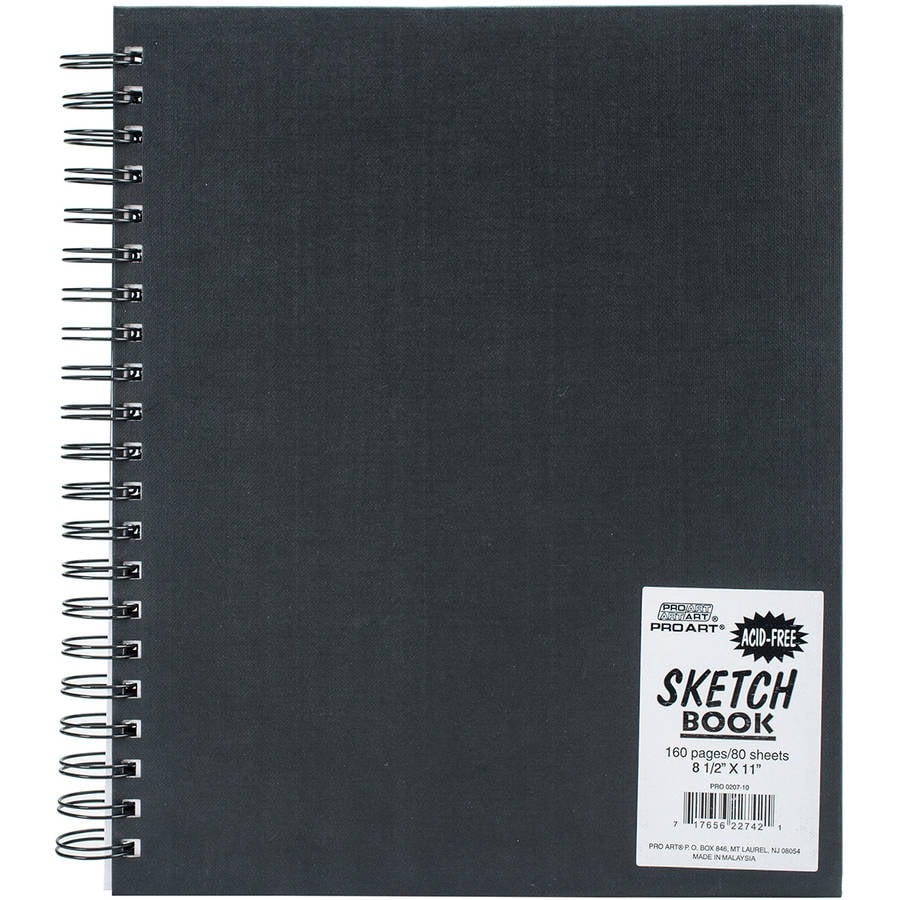 Pro Art SpiralBound Sketchbook, 8.5" x 11", 160 Sheets