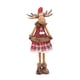 thumbnail image 2 of Figura de alce navideño, colección de decoración navideña, estatua navideña Estilo D 22x15x68cm, 2 of 9