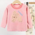 thumbnail image 6 of TOWED22 Baby Toddler Boy Clothes Fall Winter Outfit Long Sleeve Sweatshirts Pants Set 6 9 12 18 24 Months 3T 4T 5T Boy Clothes Size:18-24 M,Color:Pink, 6 of 9