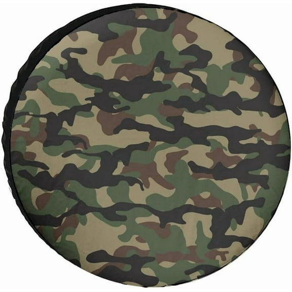 Waterproof Tire Cover Yin Yang Black and White Sleepy Cat, Weatherproof Dust-Proof Spare Tire Cover, Tough Wheel Covers, Fit for Trailer Truck Campers