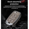 thumbnail image 5 of Key Fob Cover Compatible with Fit for Volkswagen Flip Key Keychain Case Holder Protector,Grey, 5 of 6