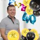 thumbnail image 2 of GOOHOCHY 20pcs globos de látex 40 ° cumpleaños globos suministros de fiesta para la decoración de la fiesta, 2 of 7