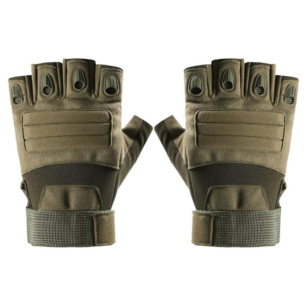 1pair guantes al aire libre antideslizantes guantes ciclo Guantes de medio dedo Guantes deportivos