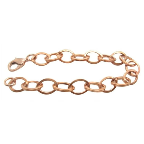 9 Inch Copper Anklet, 5/16 of an inch wide, CA681G - Made in the USA.