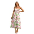 thumbnail image 3 of WIHOLL Maxi Dresses for Women 2026 Spaghetti Strap Flowy Boho Long Sundress with Pockets Spring Summer Beach Vacation, 3 of 10