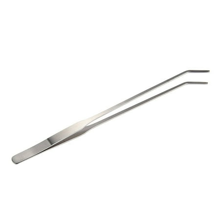 

Aquarium Fish Tank Live Plants Curved Tweezers Cutting Stainless Steel 28cm