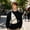 A, variant on Fabric Sling Bag Black Lightweight Oxford Chest Pack Multi Pocket Water Repellent For Travel Hiking Cycling Outdoor Summer "Breathable Honeycomb Back & Multi Compartments"